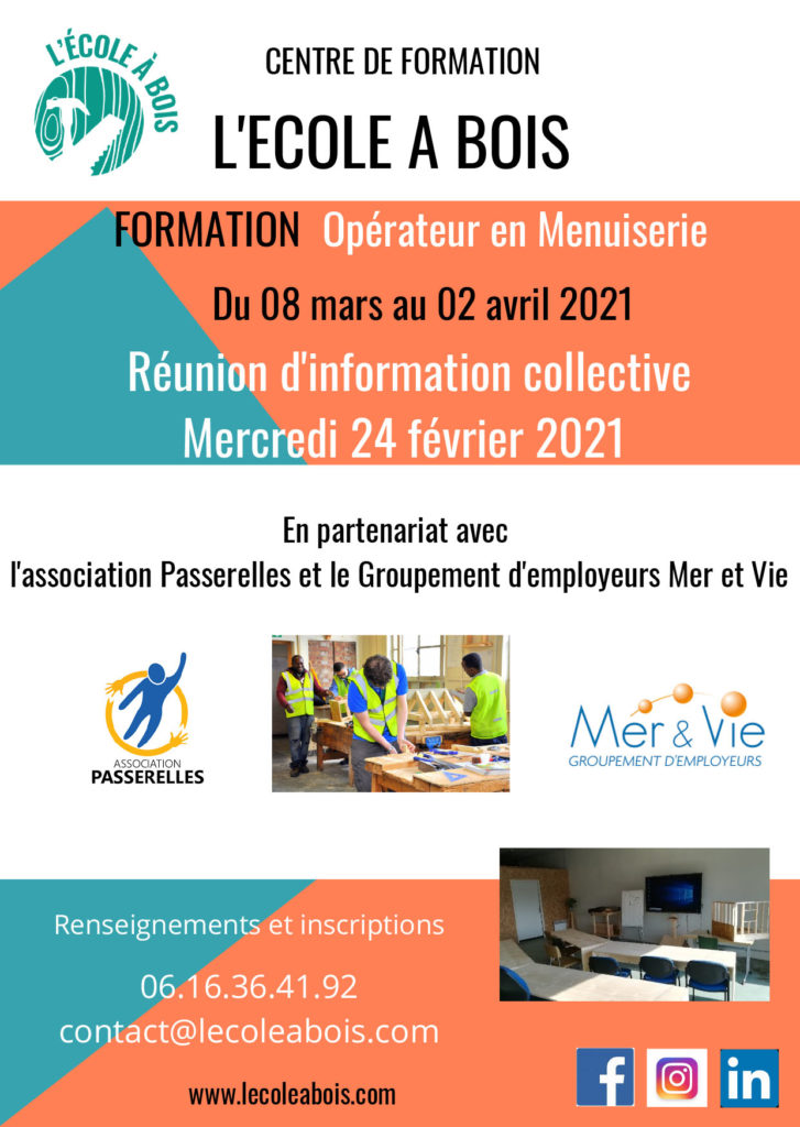 Formation opérateur en Menuiserie